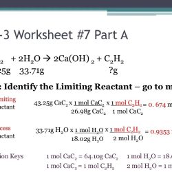 Unit stoichiometry limiting reactant ws #4