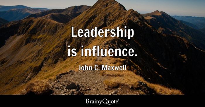 Leadership influencing