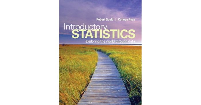 Introductory statistics exploring the world through data canadian edition